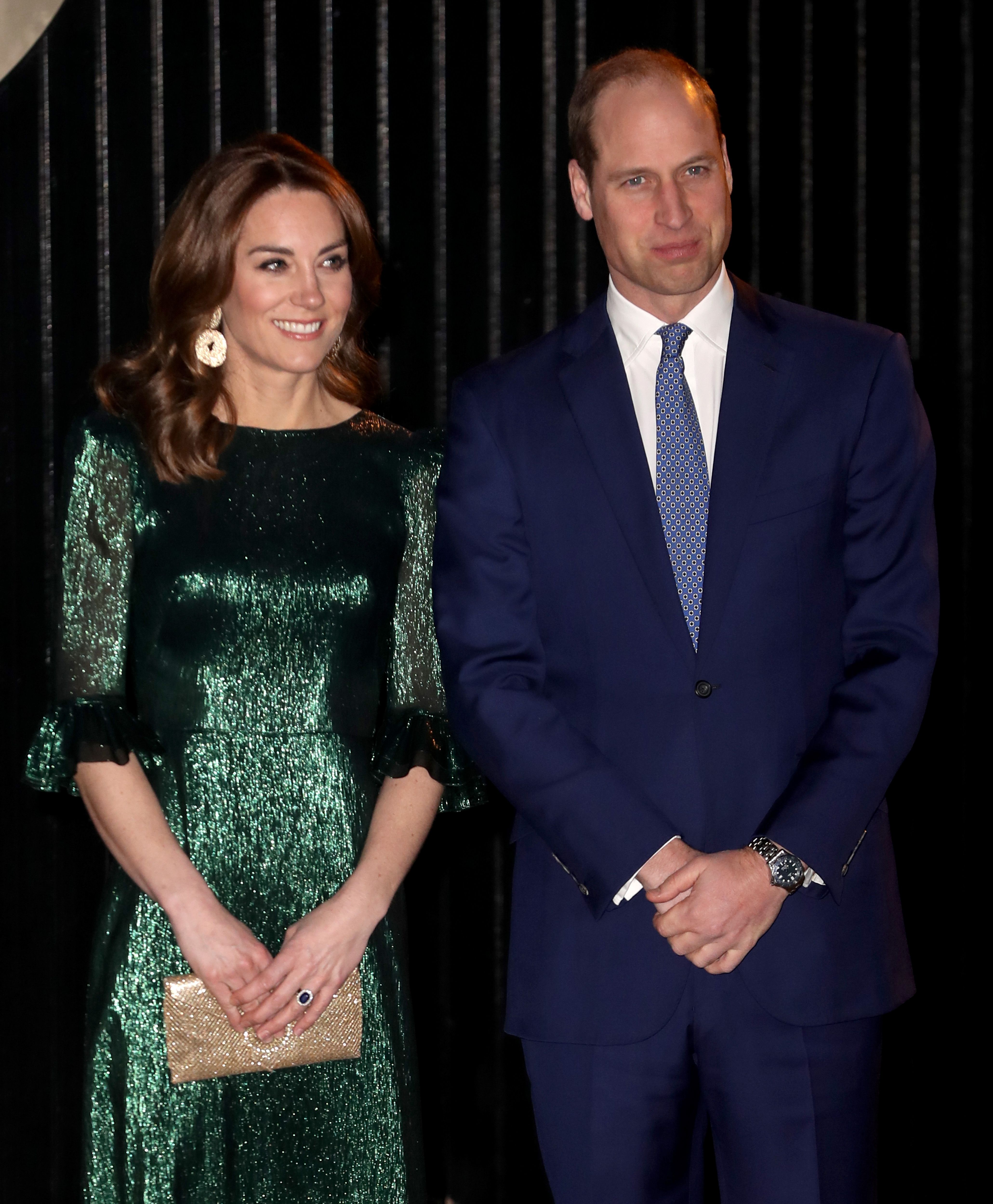 Kate Middleton was a verifiable princess in a sparkling Jenny Packham gown  at a Buckingham Palace reception - Vogue Australia